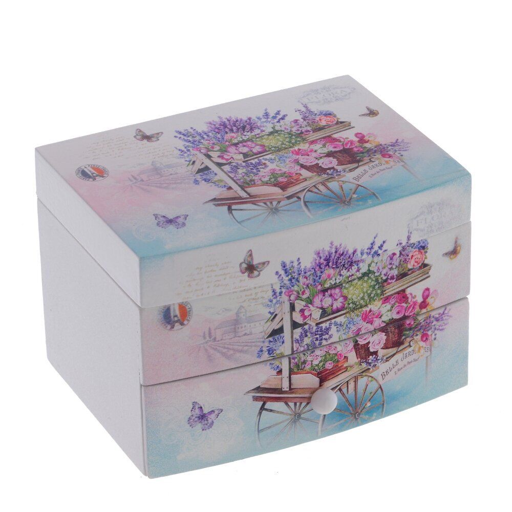 GAEM Шкатулка для украшений музыкальная, L13 W10 H9 см