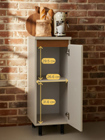 Кухонный модуль напольный Виго, 30х45х83 с дубовой панелью, со столешницей, Dipriz