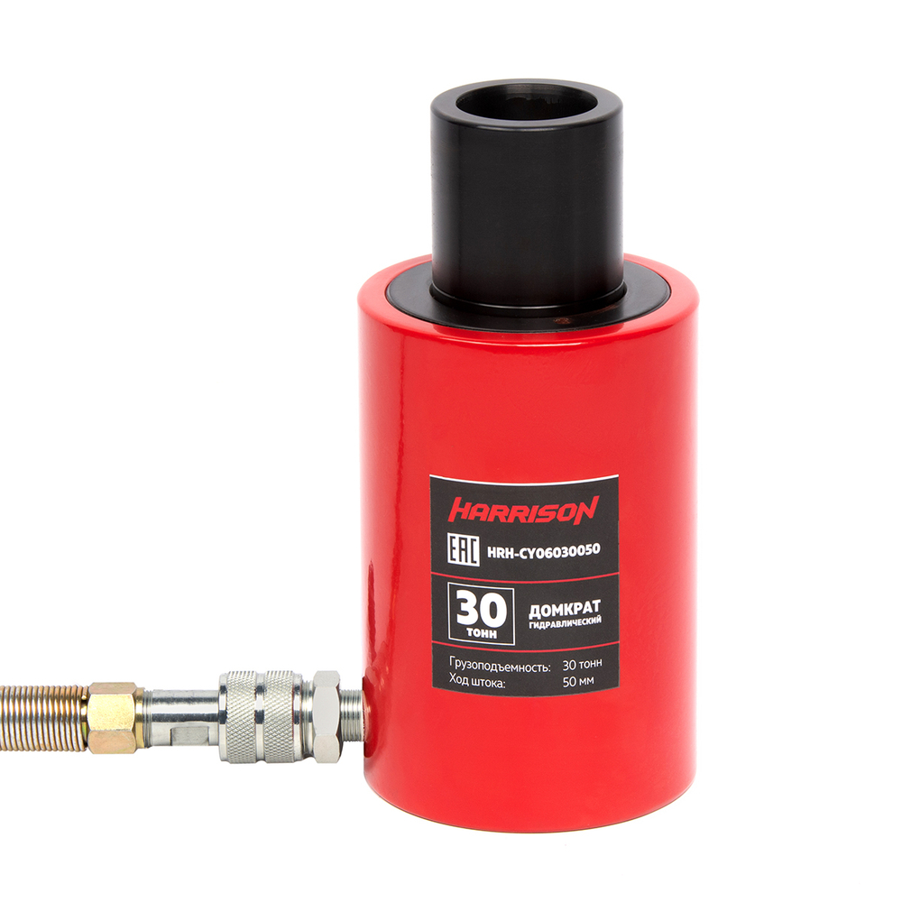 HRH-CY06030050 Гидравлический цилиндр (домкрат) с полым штоком, однополостной 30 т, ход 50 мм