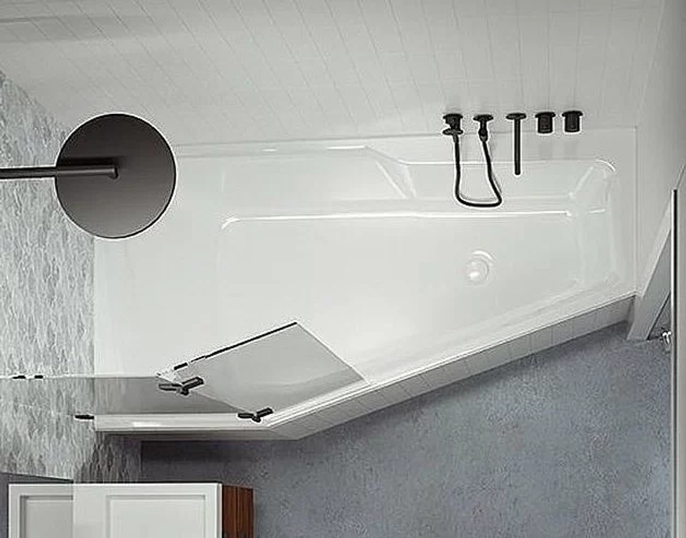 Акриловая ванна Riho Rething Space 170x90 белая