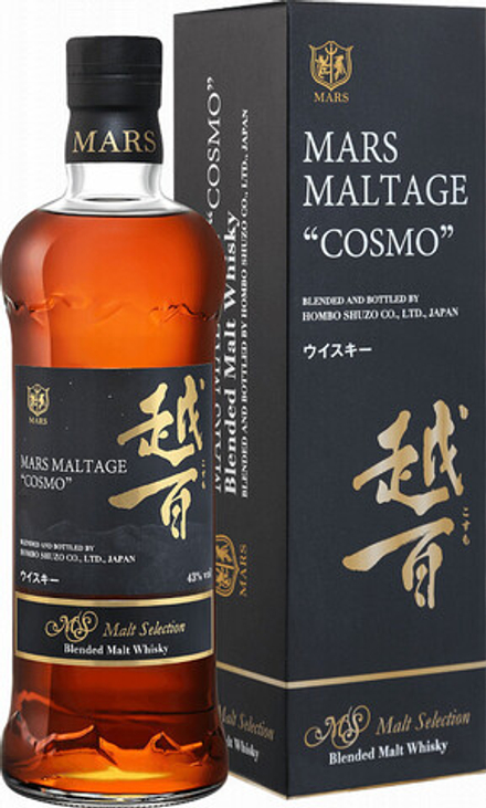 Виски Hombo Shuzo Mars Maltage Cosmo gift box, 0.7 л