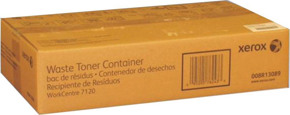 ЁМКОСТЬ ДЛЯ ОТРАБОТАННОГО ТОНЕРА XEROX 008R13089 ДЛЯ XEROX WORKCENTRE 7120/7125/7220/7225 33 000 СТРАНИЦ (А4)