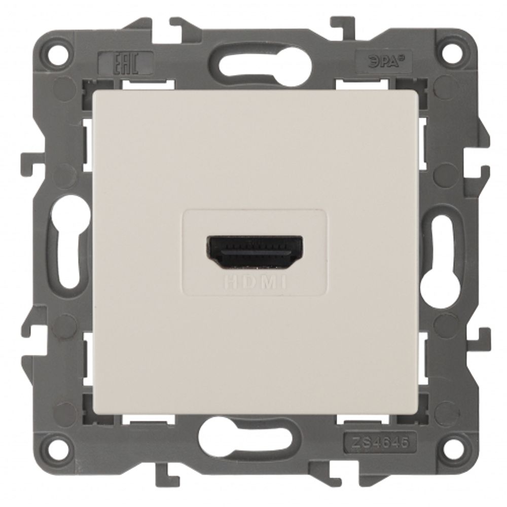 14-3114-02 ЭРА Розетка HDMI, IP20, Эра Elegance, сл.кость