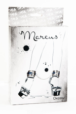 Кружевные поножи серебристые (Цвет: серебристый, черный)