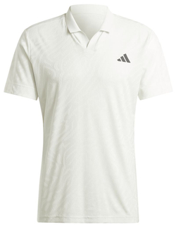 Мужское теннисное поло Adidas Tennis Airchill Pro Freelift Polo - off white/crystal jade