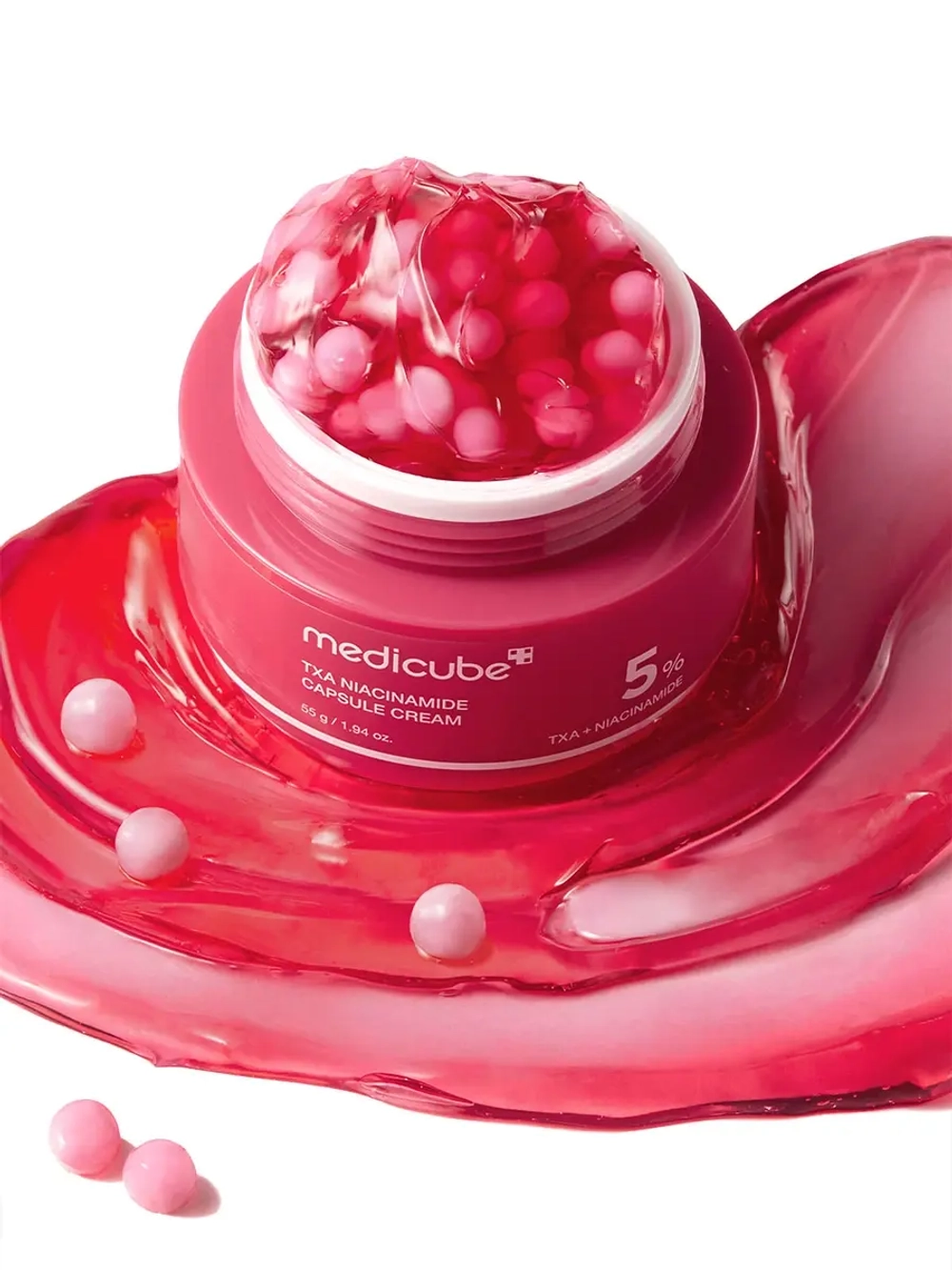 Medicube Осветляющий капсульный крем с 5% ниацинамида и транексамовой кислотой TXA Niacinamide Capsule Cream 55 мл