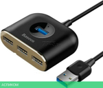 USB-хаб Baseus Square Round Black (CAHUB-AY01)