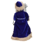 Дед Мороз «Волшебный наряд» 40 см в синей шубке