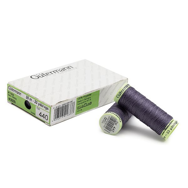 Нитки отделочные Gutermann Top Stitch 30 (30 метров), 5 кат. | 440 сиренево-лиловый