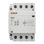 Контактор модульный КМ 63А 3NО+NC (3 мод,) EKF PROxima