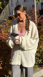 Кардиган "Женева" оттенок античный белый