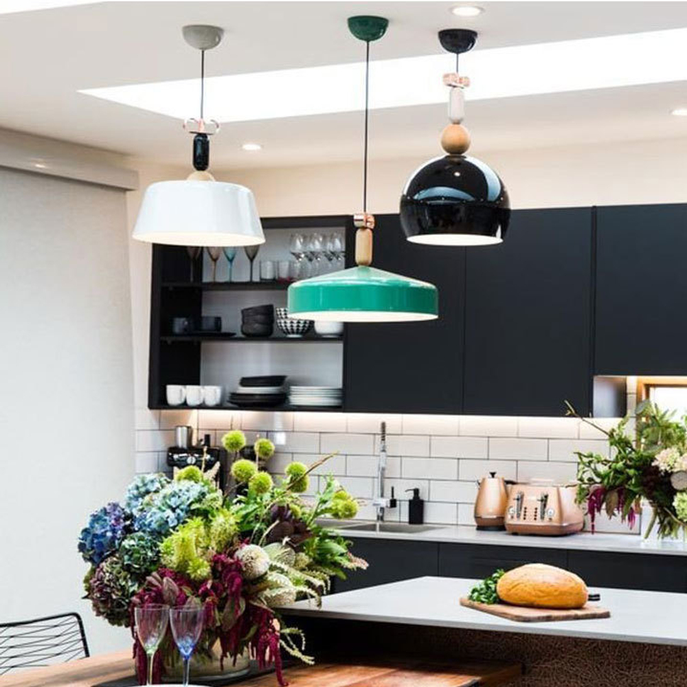 Pendant design lamp  Bon Ton Т1B1 (Red) by YUUE Design Studio