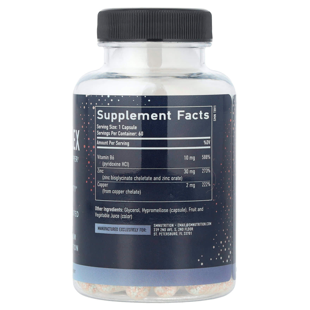 SMNutrition, Zinc Complex, 60 капсул