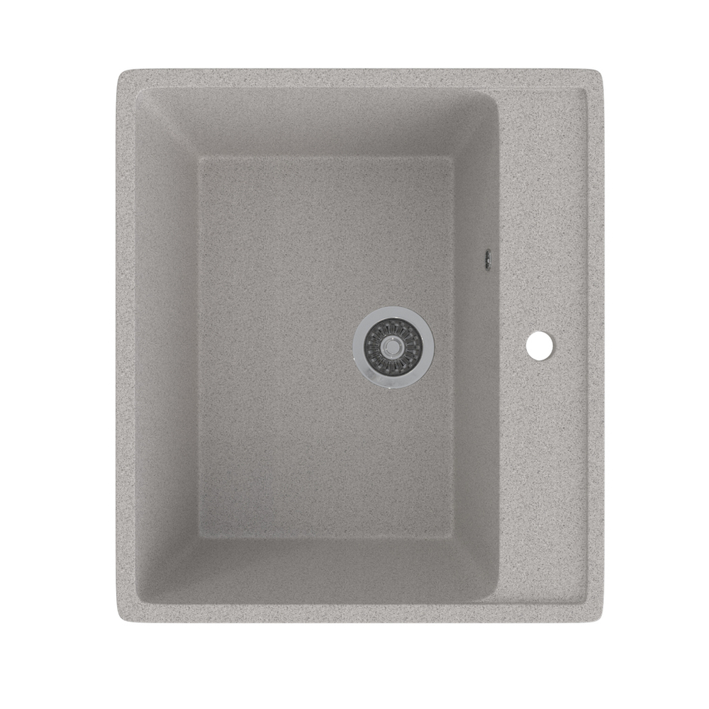 Мойка ML-GMS21 СТАНДАРТ прямоугольная, светло-серый (310), 565*505*200мм