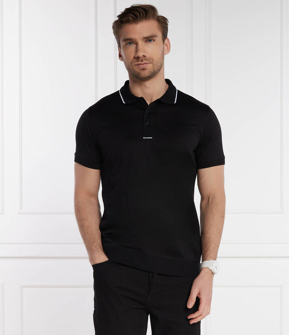 Поло Karl Lagerfeld - черный(745002 542200)