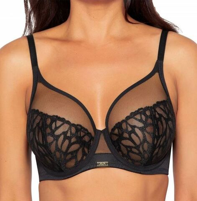 Бюстгальтер Monarch с мягкой чашкой +size (Размер: 105F) (Цвет: черный)