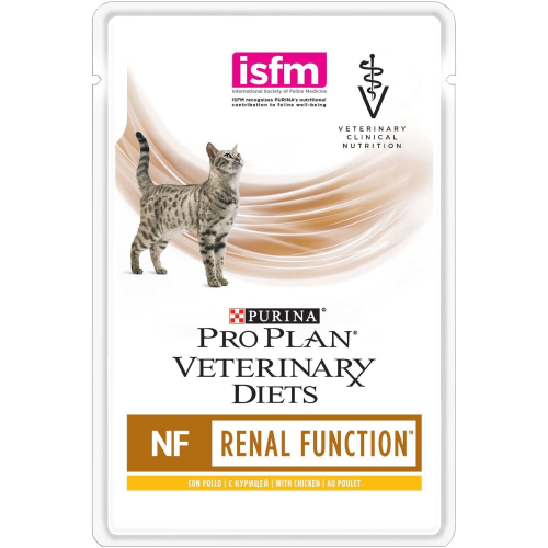 Влажный корм Pro Plan Veterinary Diets NF для кошек при патологии почек, курица, 85 г