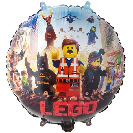 Воздушный шар круг lego человечки