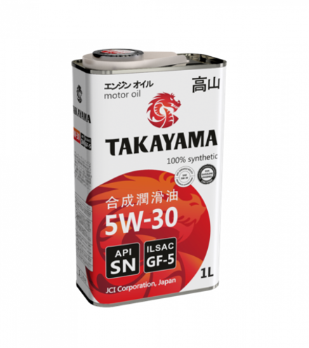 Моторное масло TAKAYAMA 5w30 ILSAC GF-5 API SN 1л