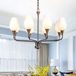 Подвесная Люстра Viola Milk 6 By Imperiumloft