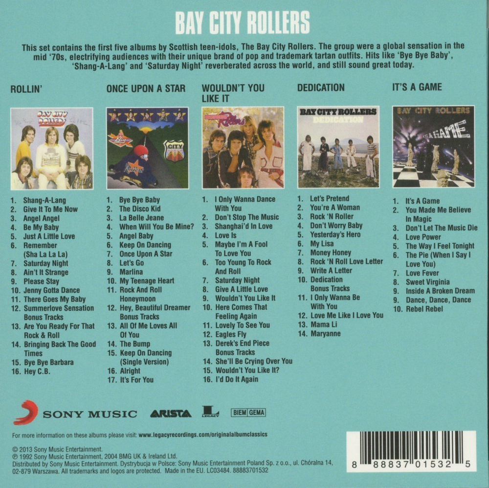 Bay City Rollers / Original Album Classics (5CD)