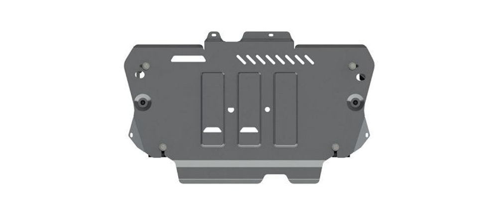 Защита картера двигателя, КПП (4 мм, алюминий) для Ford Kuga 2013-2017 (V - 1.6 AT 4WD; 2.5 AT 4WD), Ford Kuga 2017-2020 (V - 1.5 AT; 2.5 AT) Sheriff.08.3367