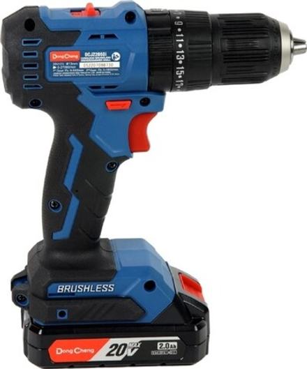 Дрель-шуруповерт аккумуляторная DongCheng DCJZ2050i ударная DCJZ2050i(TYPE EM)
