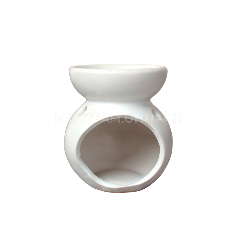 Аромалампа Вазочка узор круги цвет белый 7,5 x 6 x 7,5 см