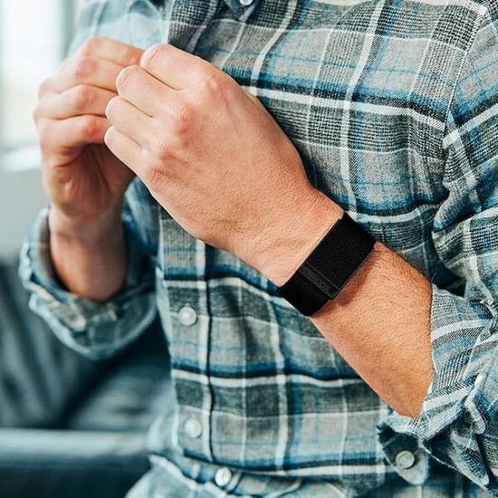 Плетеный ремешок для браслета Whoop 4.0 SuperKnit Band (Onyx)