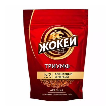 Кофе растворимый Жокей Триумф, 450 г, пакет