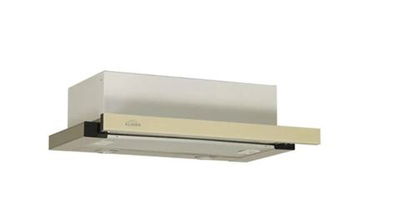 Вытяжка  Эликор "Интегра" GLASS 50Н-400-В2Д нерж/стекло бежевое