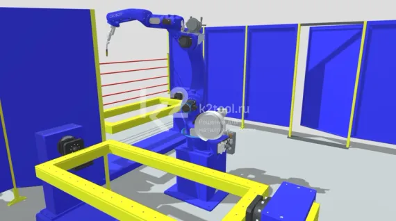 Роботизированный сварочный комплекс CRP-SWC-14(20)-2-WB1K