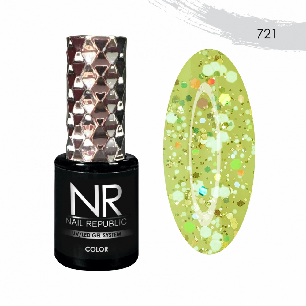 Nail Republic Гель-лак NR-721 Euphoria, 10 мл