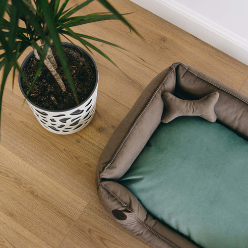 Лежанка из микровелюра, мокко Rachel WOW