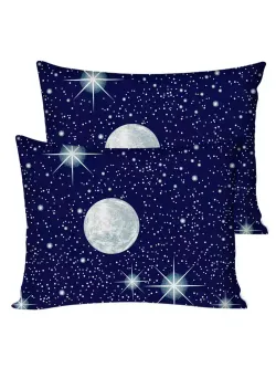 Постельное белье Полисатин Мечта "Яркая звезда" 2-спальное Наволочка 50х70 см 2 шт Простынь на резинке 160x200 см Пододеяльник 175x215 см