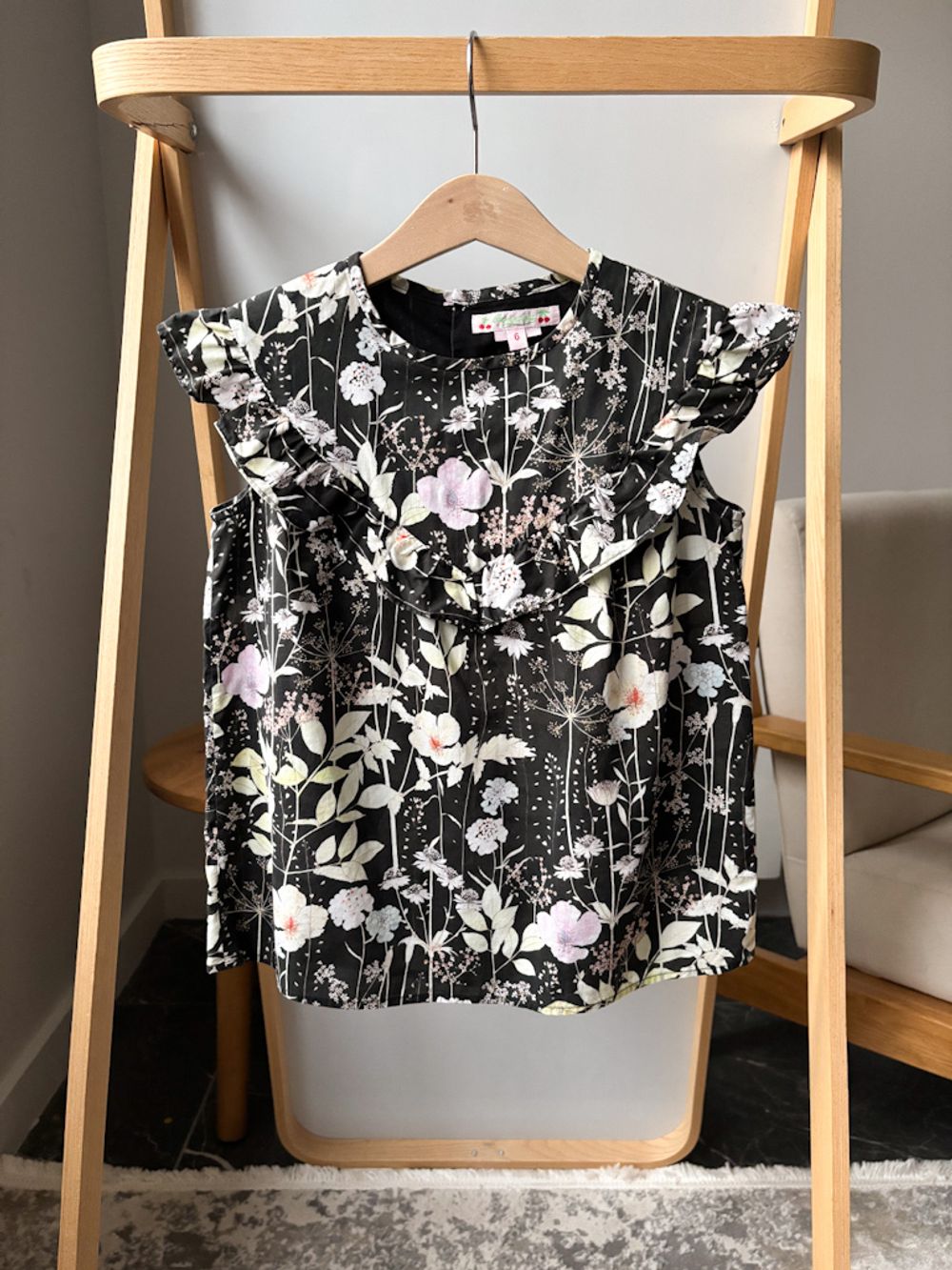 Хлопковая блузка Bonpoint, 128