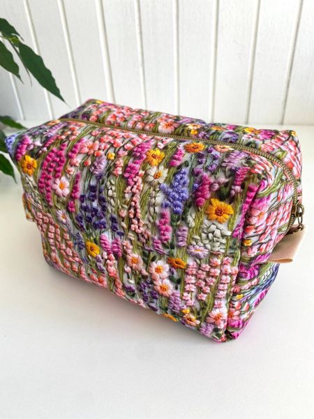 В ПУТИ, ИМИТАЦИЯ ЦВЕТОЧНОЙ ВЫШИВКИ #2, 100% хлопок Handmade Fabrics 5