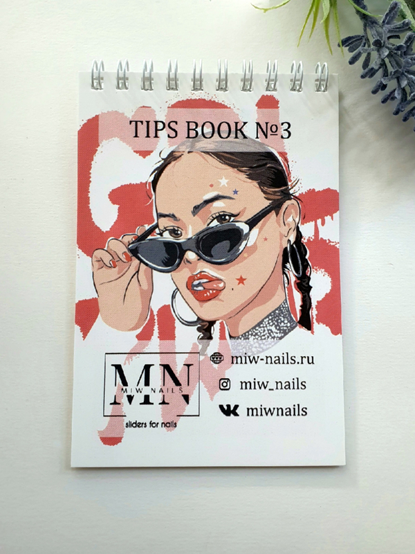 Наклейки на типсы Tips Book (блокнот) №3