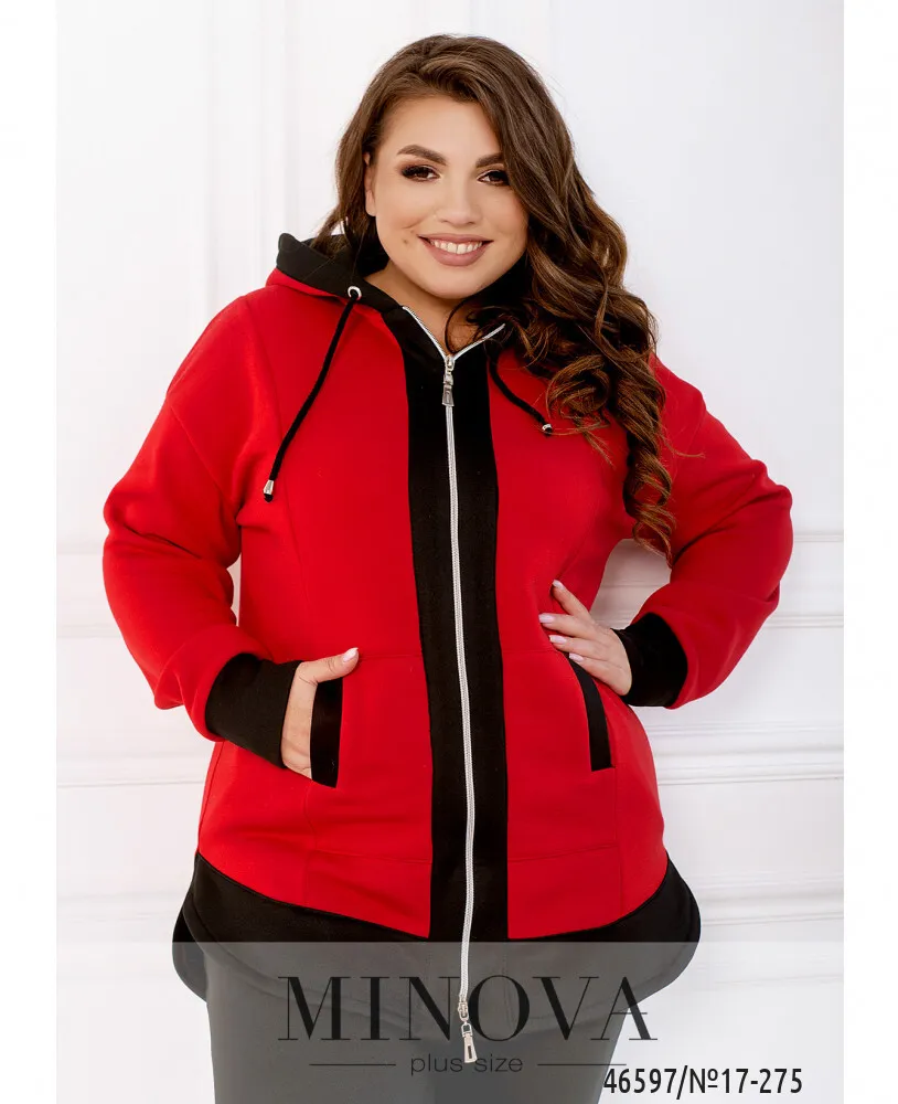 Костюм 17-275-Черный-красный Minova