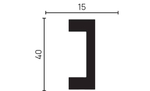 DD618/Молдинг (40х15х2000)/40