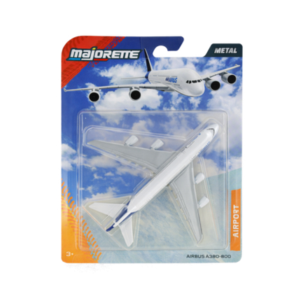 Металлический самолёт Majorette Airport Airbus A 3001000 3380-800 1:64 3001000