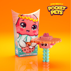 Конструктор Marioinex Mini Waffle Pocket Pets 907054 «Медуза» 25 деталей 907054 — фото 3