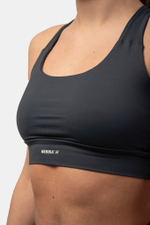 Топ ACTIVE SPORTS BRA WITH MEDIUM IMPACT 413 Темно Серый