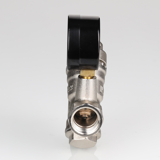 Редуктор давления Valtec 3/4", 2–5 бара, до +130 °C с фильтром и манометром (VT.082.N.05)