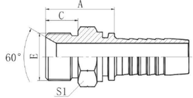 Фитинг DN 25 BSP (Ш) 1.1/4