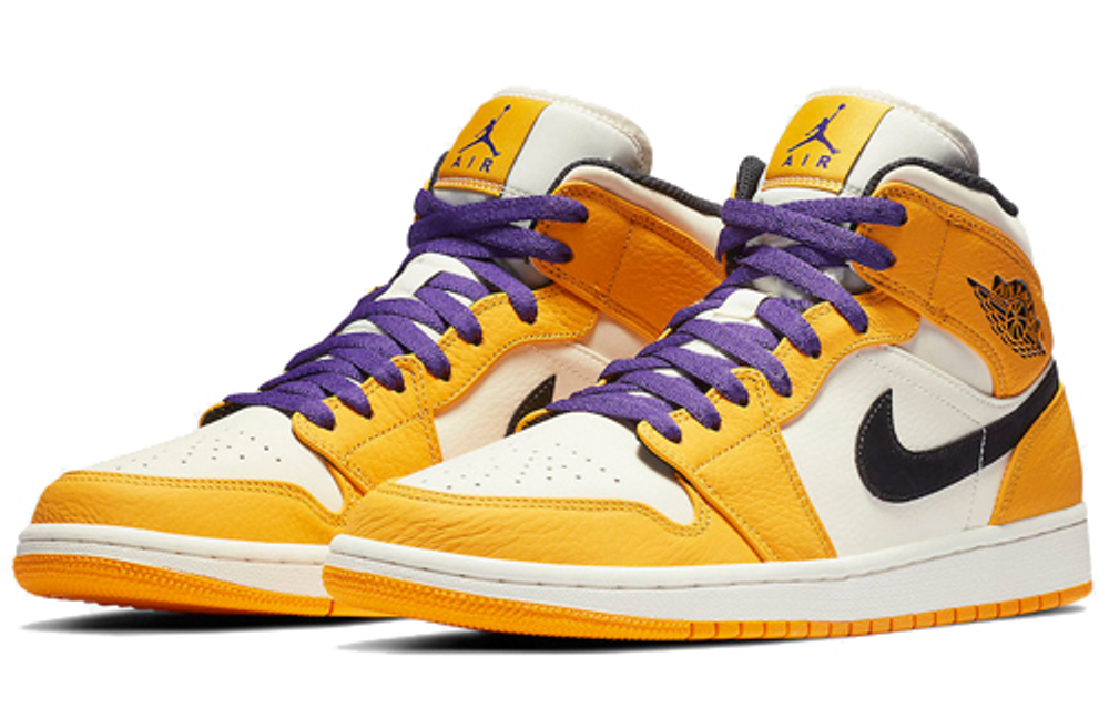 Jordan 1 lakers high hotsell