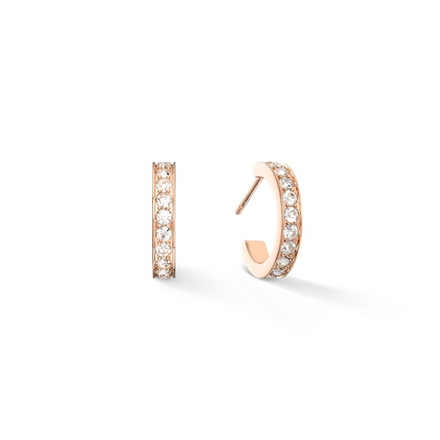 Серьги Coeur de Lion Crystal-Rose Gold 0127/21-1822