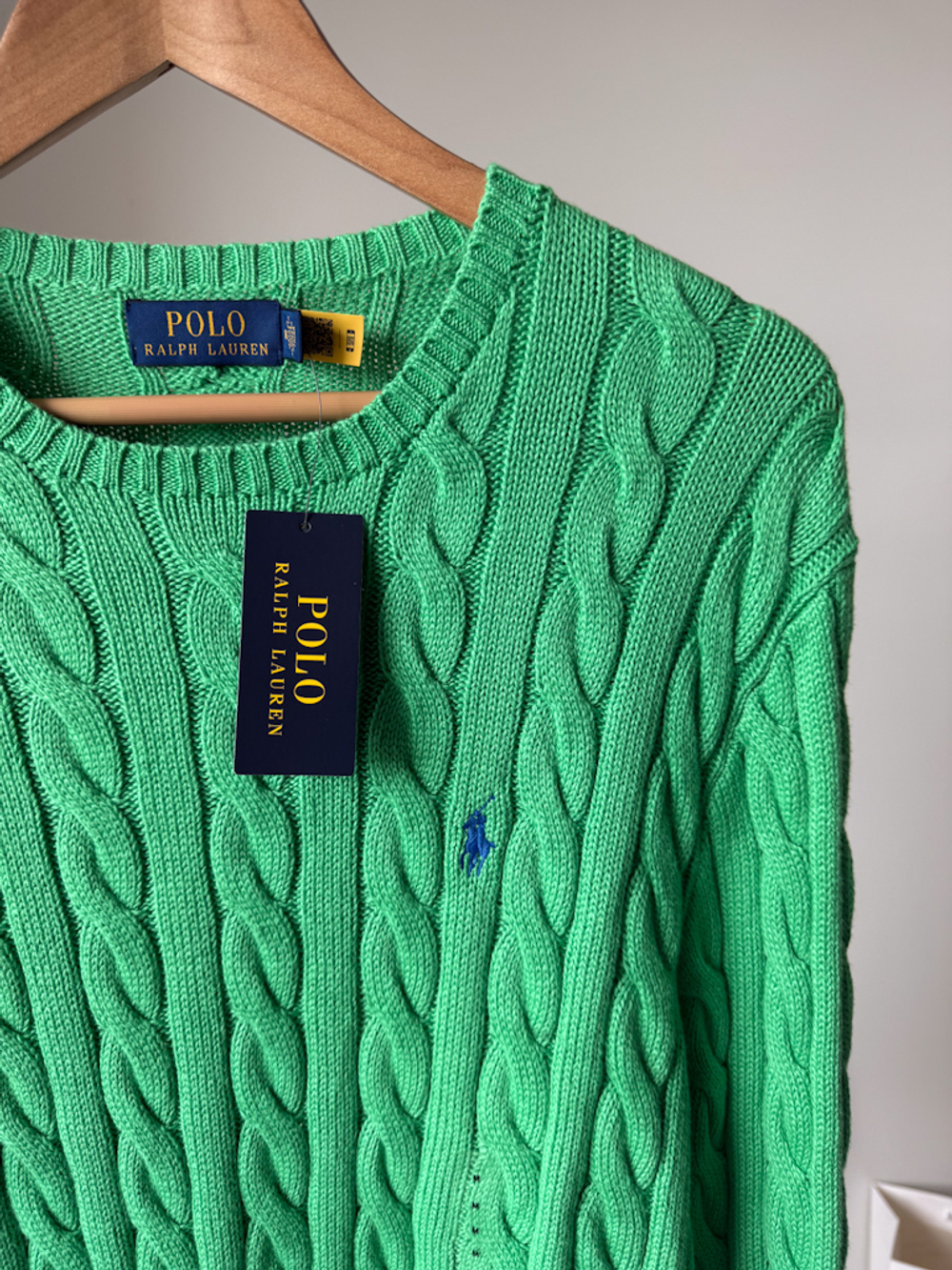 Новое хлопковый джемпер Polo Ralph Lauren, М
