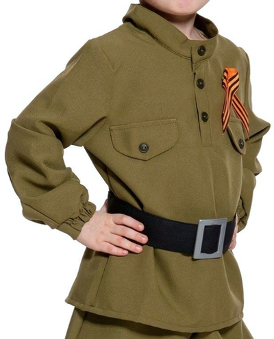 Карнавальный костюм детский "Военный",р.М 128-134 (Карнавалофф)