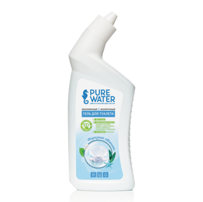 PURE WATER гель для туалета Морозный эвкалипт, 0.5 л